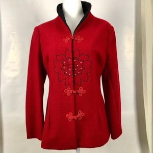 Custom made Chinese wool blend blazer